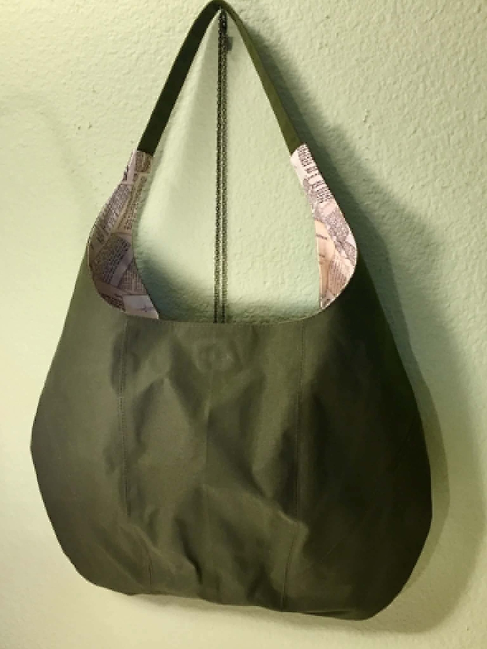 Olive Green Women's Shoulder Tote Bag